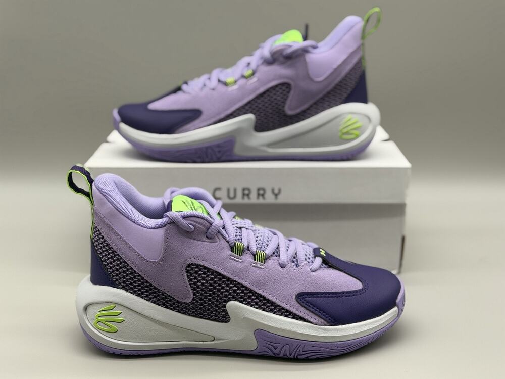 Under Armour Curry 3Z 25 SDE 5Y Women’s Sz 6.5 Purple Basketball 6001882-538
